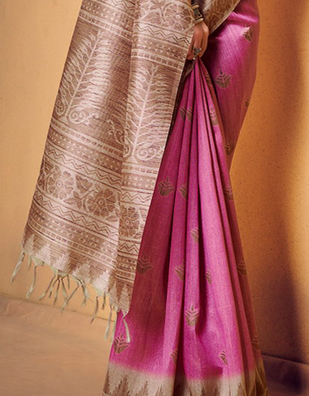 Andaz Cotton Saree Pink (CC/V1)