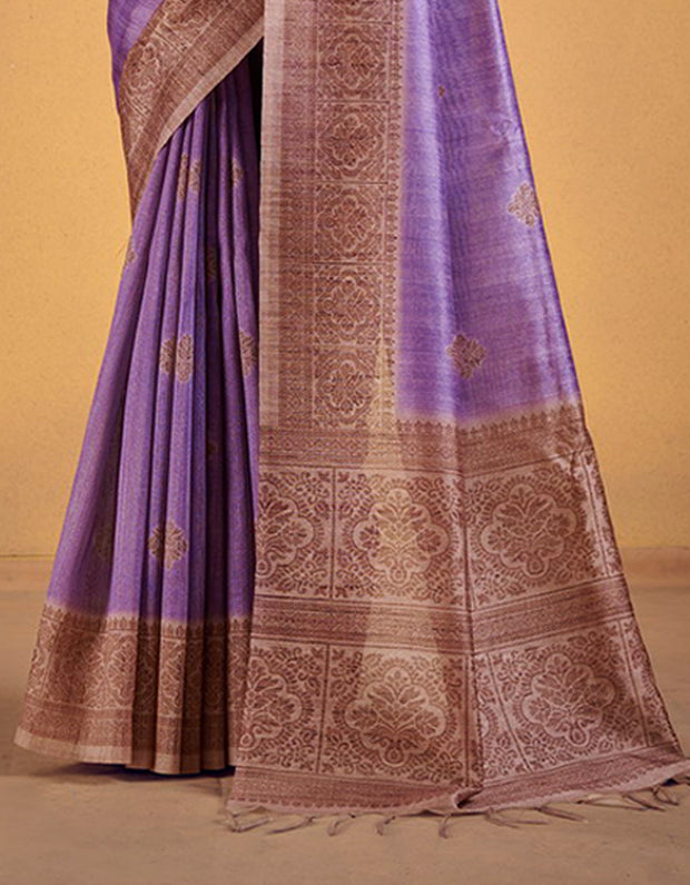 Andaz Cotton Saree Purple (CC/V1)