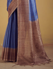 Andaz Cotton Saree Indigo Blue (CC/V2)