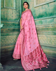 Malhari Cotton Saree Pink (KV/V10)