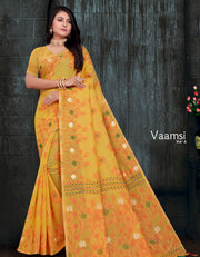 Vaamsi Cotton Saree Yellow (KV/V4)