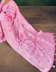 Malhari Cotton Saree Pink (KV/V7)