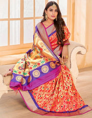 Silk Paithani Silk Saree Red